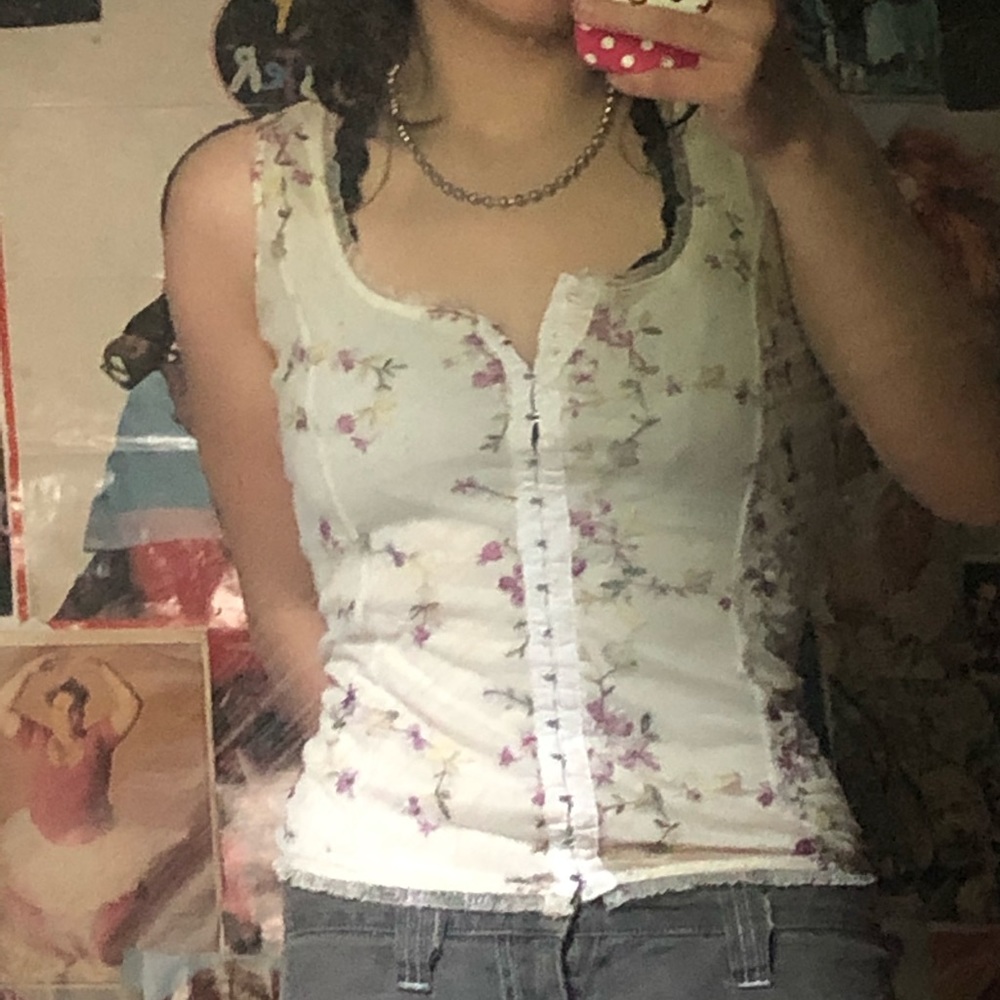 cute floral corset top